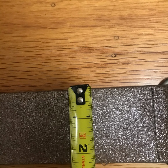 Chico’s Genuine Leather Metallic Belt - Picture 7 of 8